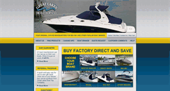 Desktop Screenshot of greatlakesboattop.com